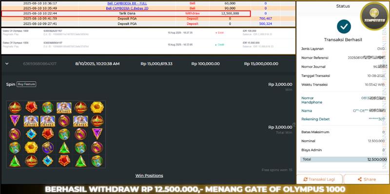 BUKTI JACKPOT TEMPOTOTO SLOT