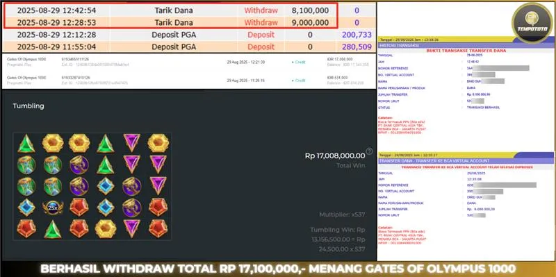 BUKTI JACKPOT TEMPOTOTO SLOT