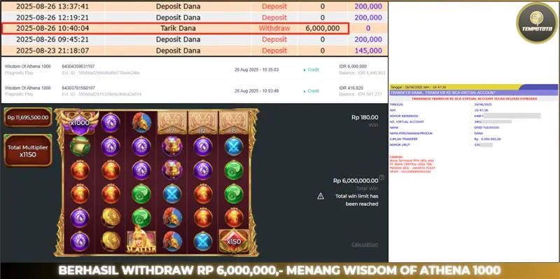 BUKTI JACKPOT TEMPOTOTO SLOT