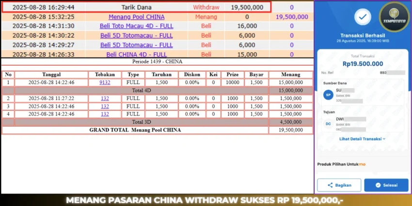 BUKTI JP TEMPOTOTO TOGEL