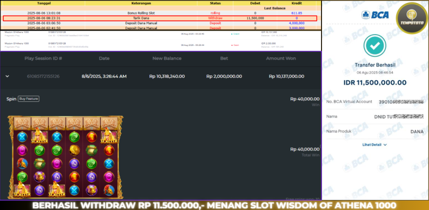 BUKTI JACKPOT TEMPOTOTO SLOT