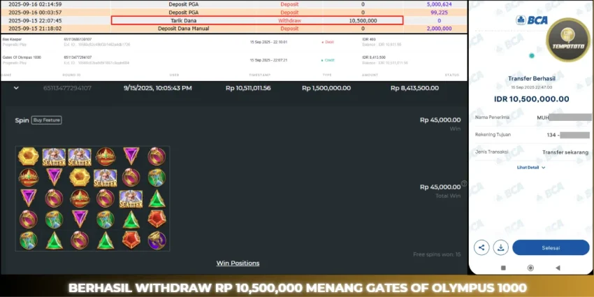 BUKTI JACKPOT TEMPOTOTO SLOT