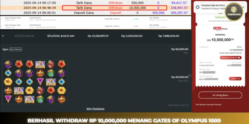 BUKTI JACKPOT TEMPOTOTO SLOT