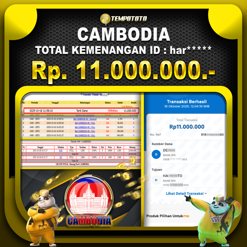 BUKTI JP TEMPOTOTO TOGEL
