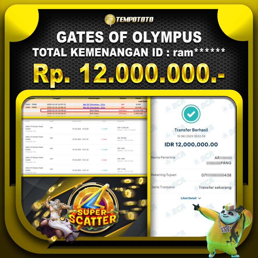 BUKTI JACKPOT TEMPOTOTO SLOT