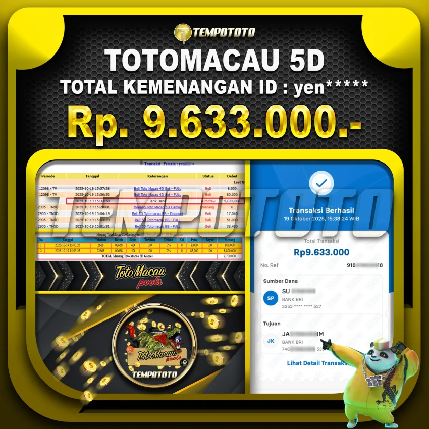 BUKTI JP TEMPOTOTO TOGEL
