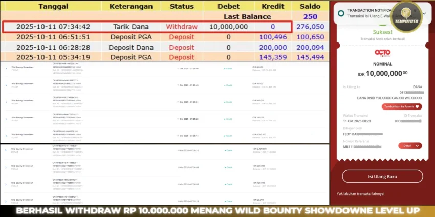 BUKTI JACKPOT TEMPOTOTO SLOT