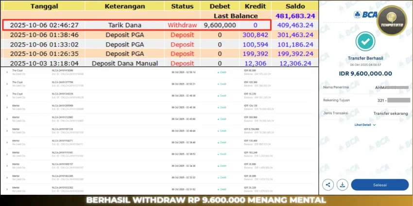 BUKTI JP TEMPOTOTO TOGEL