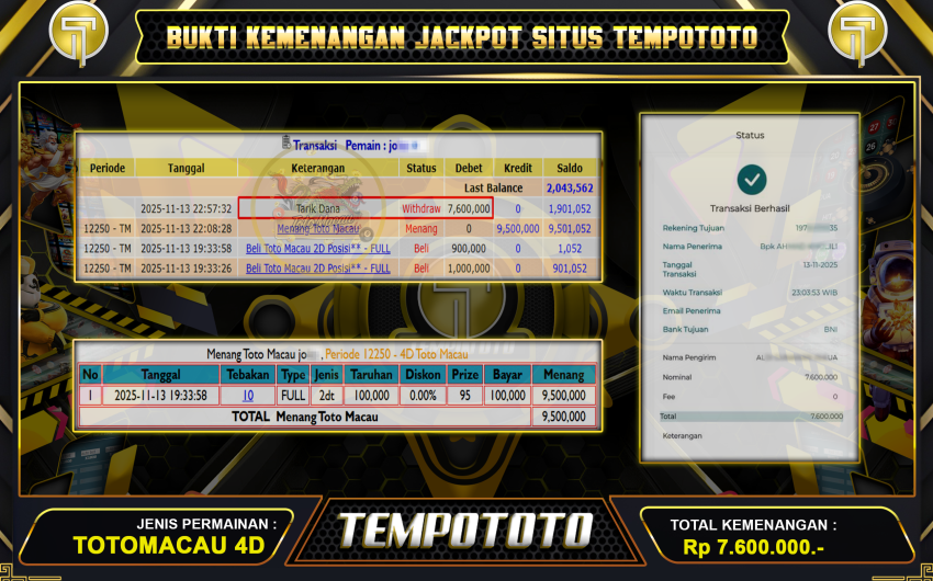 PASTI HOKI TOGEL TEMPOTOTO