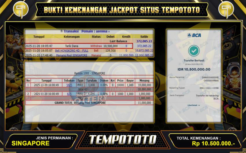 TOGEL SINGAPORE TEMPOTOTO PECAH
