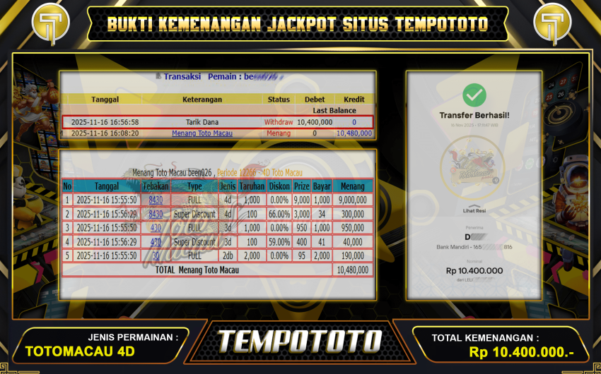 TOTOMACAU4D TOGEL PASTI BAYAR
