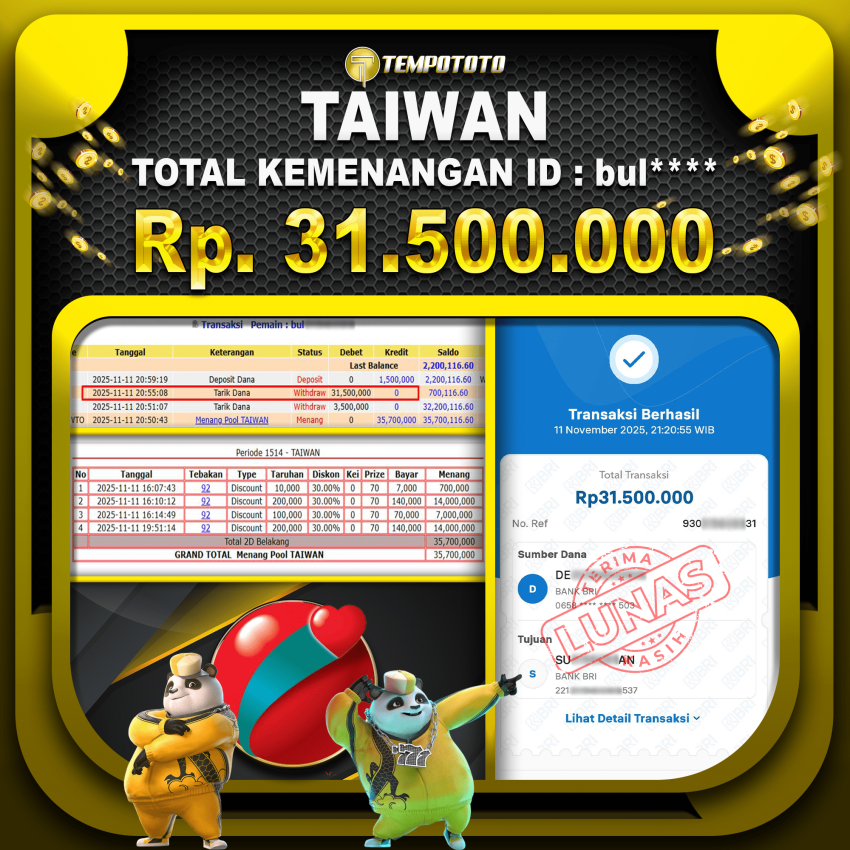 MENANG TOGEL TAIWAN TEMPOTOTO