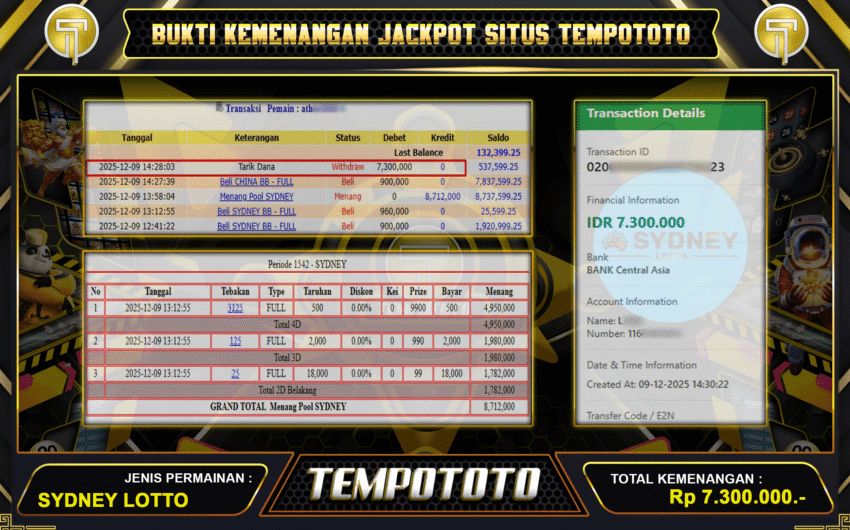 JP TOGEL DIBAYAR TEMPOTOTO