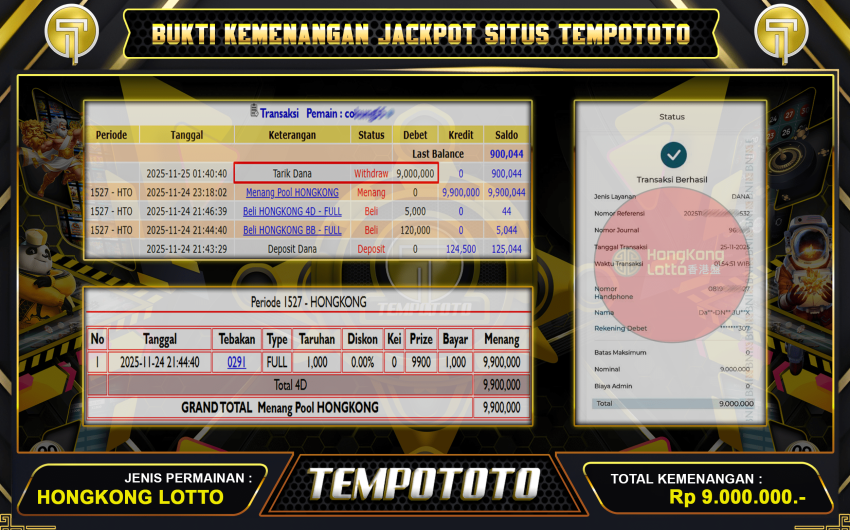 PEMAIN HONGKONG LOTTO TEMPOTOTO