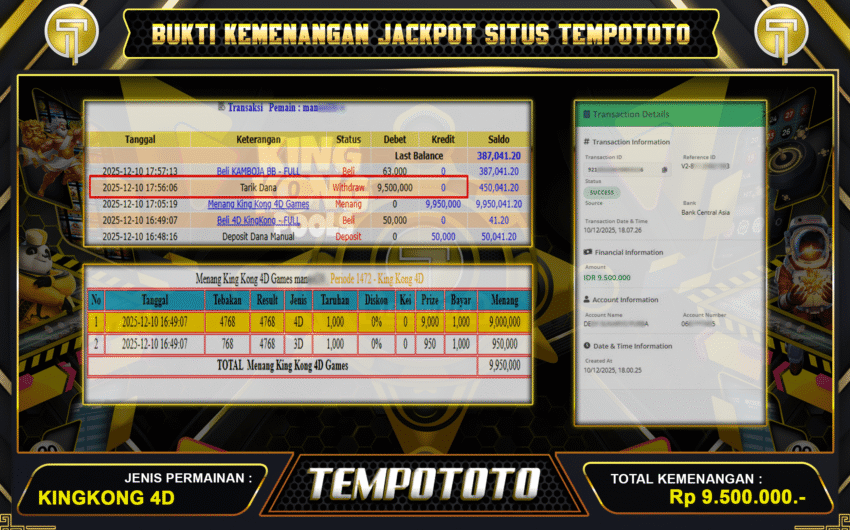 MENANG TOGEL KINGKONG 4D