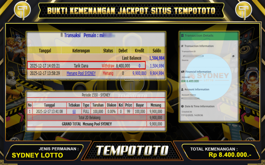 MEMBER TOGEL DI TEMPOTOTO