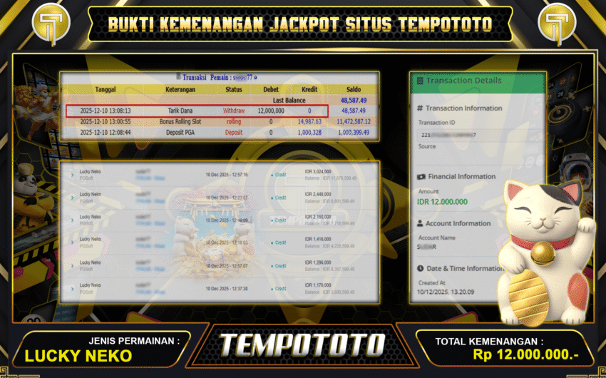 CUAN SLOT DI TEMPOTOTO