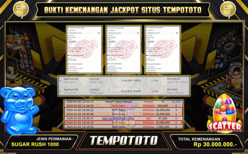 SUGAR RUSH 1000 MENGGILA!