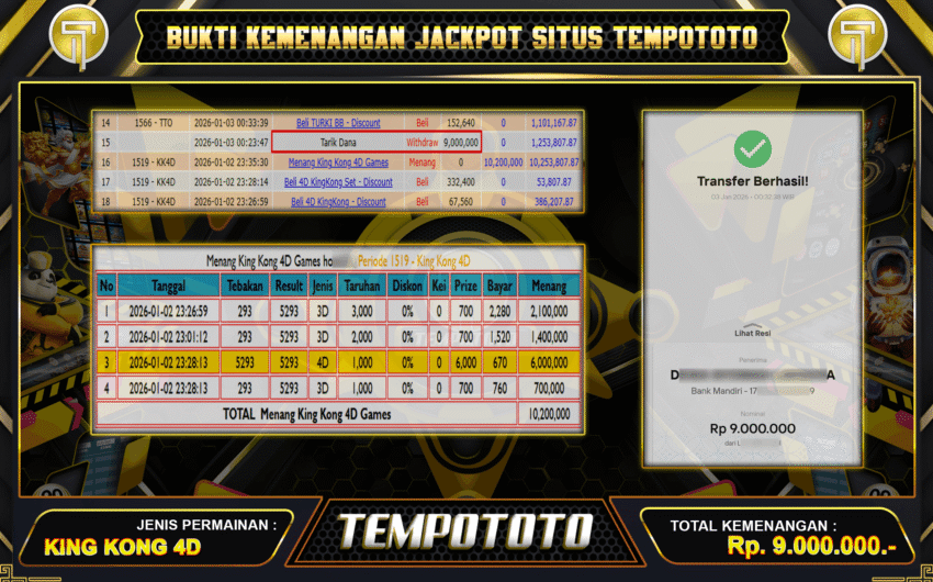 KINGKONG 4D ANTAR CUAN