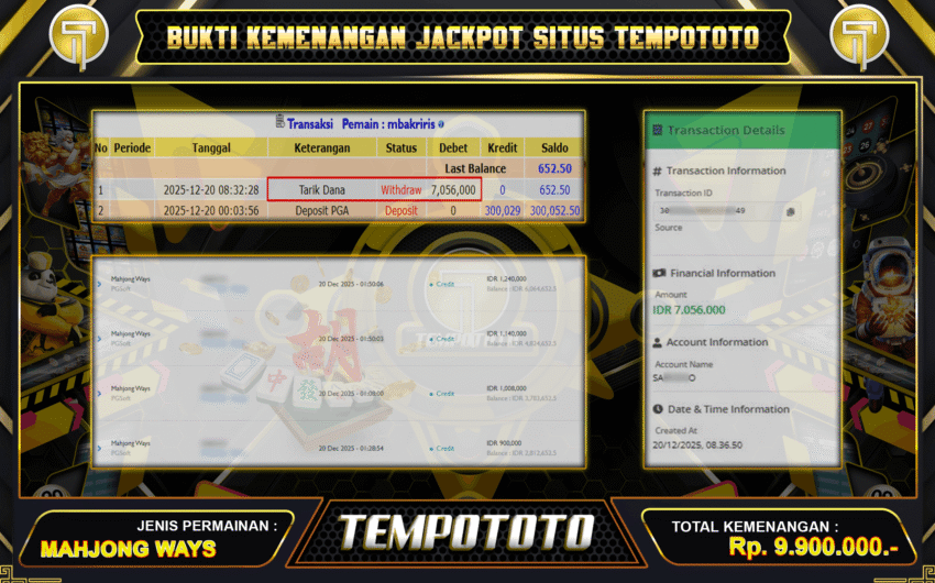SLOT DI SITUS TEMPOTOTO