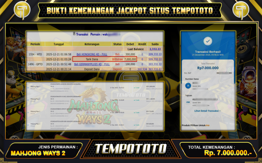 WIN MAHJONG 2 TEMPOTOTO