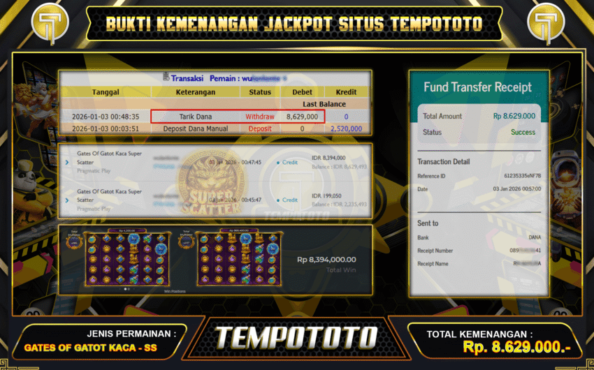 SLOT TEMPOTOTO KASIH 8JT