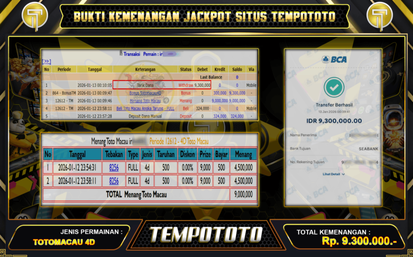 DIKASIH MENANG TOTOMACAU TEMPOTOTO