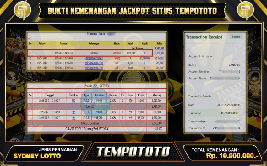 ANGKA JITU TOGEL TEMPOTOTO