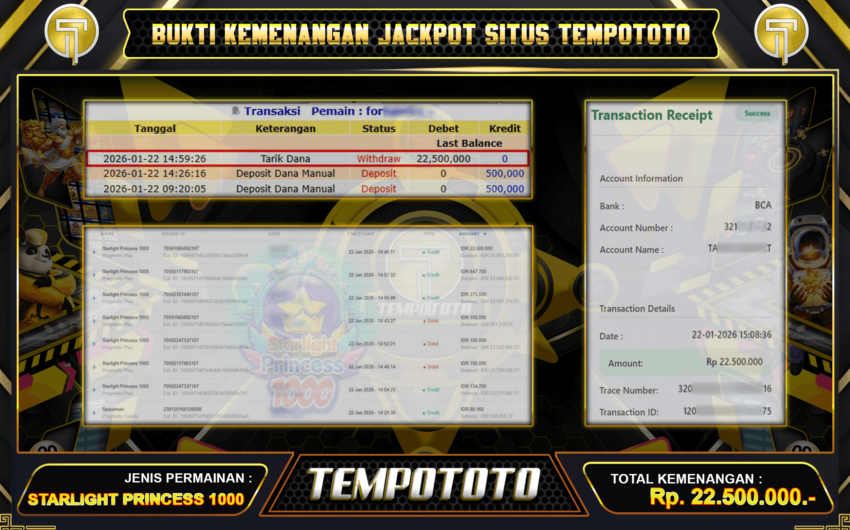 JACKPOT PRINCESS 1000 TEMPOTOTO