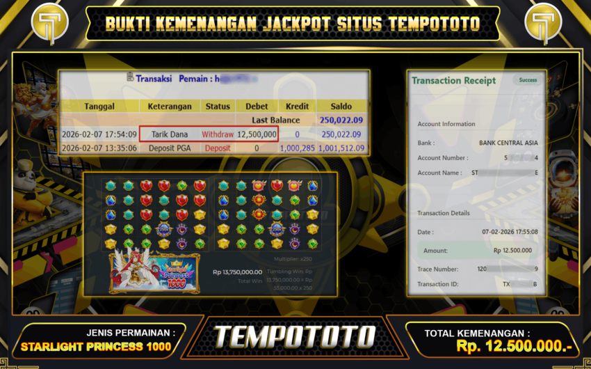 BUKTI GAME TERBAIK TEMPOTOTO