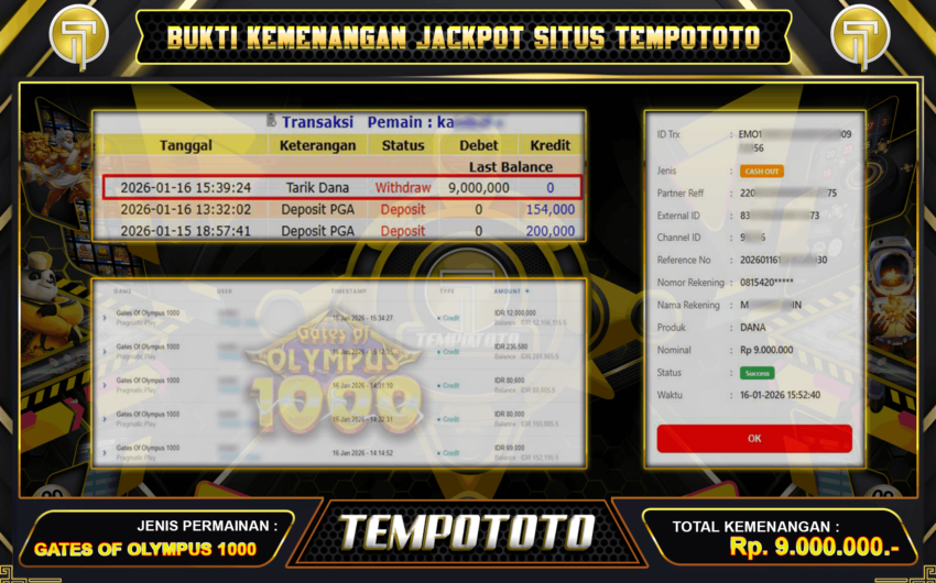 OLYMPUS TEMPOTOTO WD CEPAT