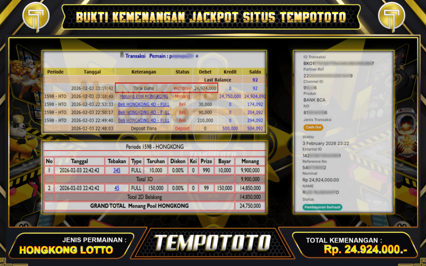 BUKTI PREDIKSI AKURAT TEMPOTOTO