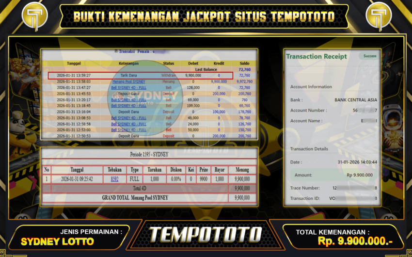 MALAM INI JACKPOT SYDNEY