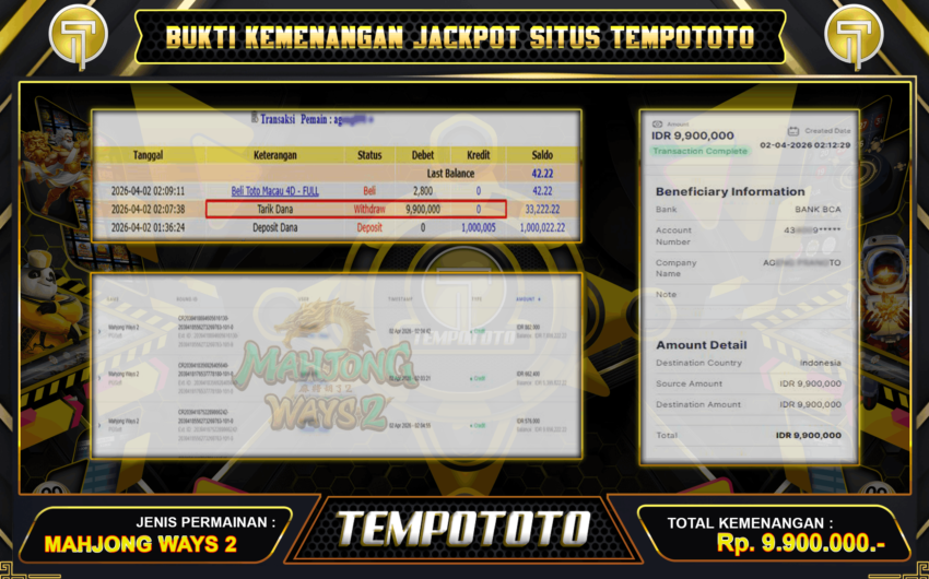 PALING GACOR DI TEMPOTOTO