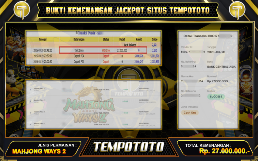 JACKPOT BERUNTUN MAHJONG WAYS 2