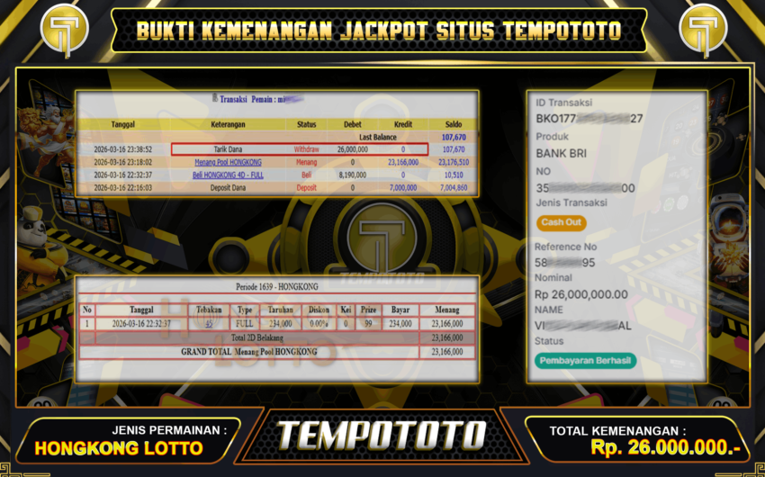 CUAN DERAS HONGKONG LOTTO