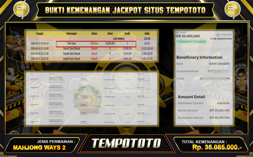 MAHJONG WAYS MEGA JECKPOT